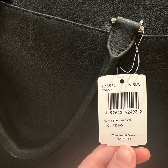 Black leather Coach Bag - Beckett Structured Brief - Style No. F73524 - Picture 4 of 6